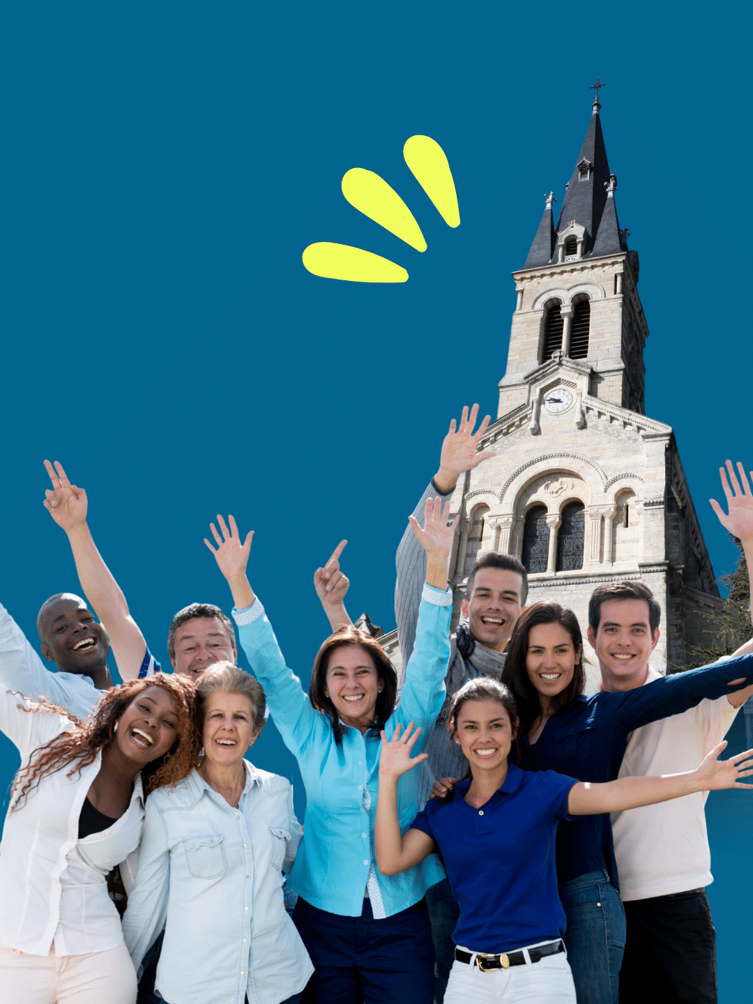 Bouquet de fleurs, Pâques 2026, église Saint-Pierre-Chanel, Rillieux-la-Pape